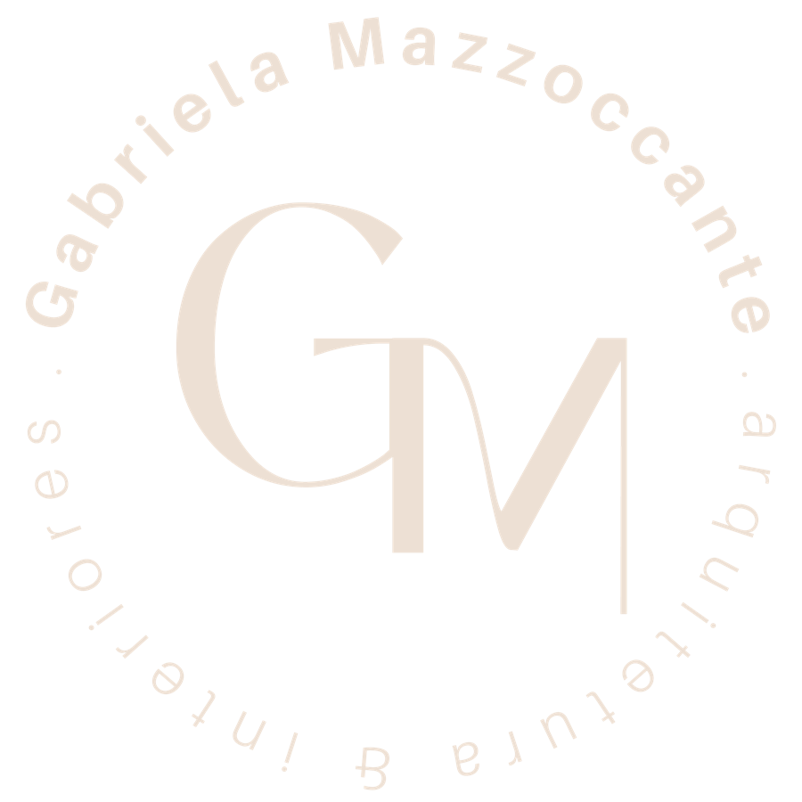 Selo da marca Gabriela Mazzoccante Arquitetura e Interiores